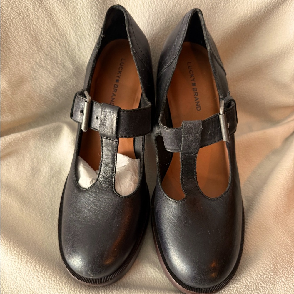 New Frye chunky heel Mary Jane